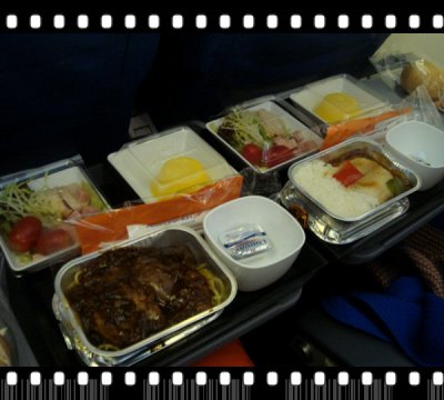 My 1st  Meal on plane