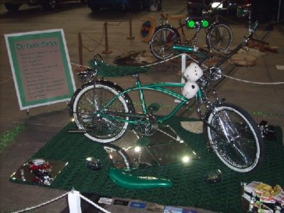 Patricks bike on display at Tacoma Dome. He won a trophy.jpg