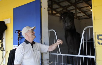Anki's dad & Victor Blue Chip 2yo