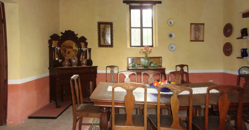 Comedor de tipo porfiriano (final de siglo XIX y principio del XX)