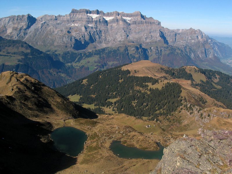 Blick zur Glrnischgruppe