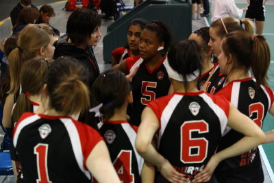 Girls 14U Arif at 14U Provincials