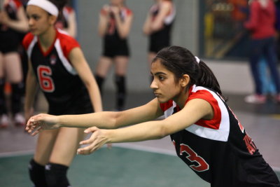 Girls 14U Arif at 14U Provincials