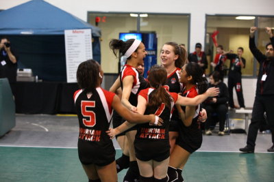 Girls 14U Arif at 14U Provincials