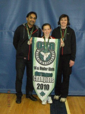 Girls 14U Arif at 14U Provincials