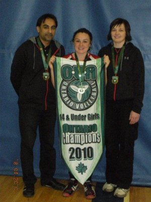 Girls 14U Arif at 14U Provincials