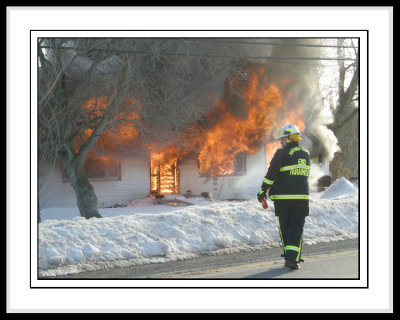 House Fire - Sydenham Ontario