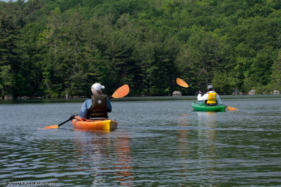 Bob and Christina on Willard Pond