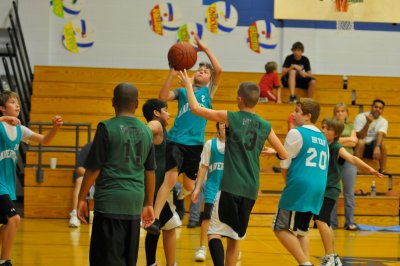 Jonathon's B-Ball Playoff Game 1 3-7-09 0032
