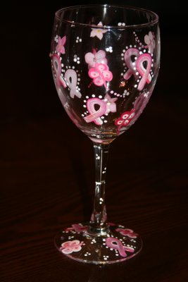 Bowl for Breast Cancer Glass