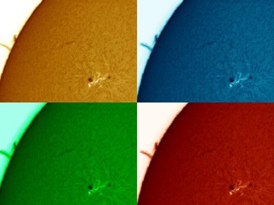 Colourful Sun