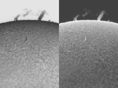 Large prominence 2 April 2010