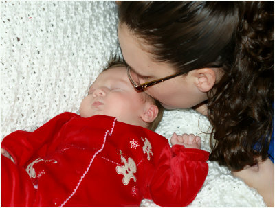 A Kiss from Mommy on Christmas Eve