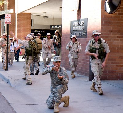 Iraq Veterans Demonstrating