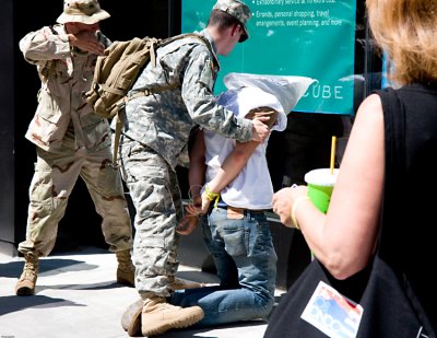 Iraq Veterans Demonstrating