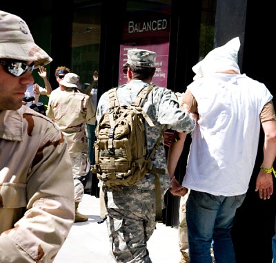 Iraq Veterans Demonstrating