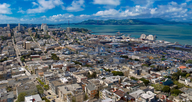 San Francisco From Coit Tower
