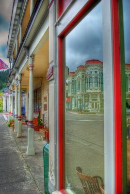 Victorian Village Reflection HDR