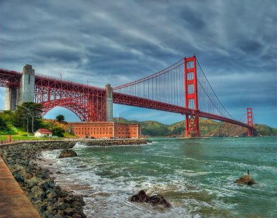 Golden Gate Bridge at Fort Point