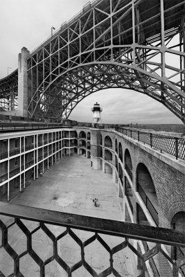 Fort Point Geometry BW