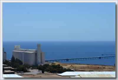 Blue sea and sky...