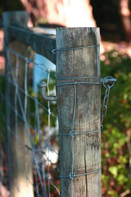 Front fence post
