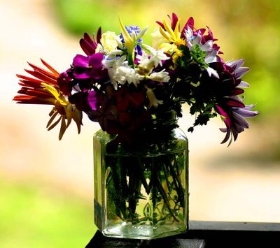 Grand-daughter's flower arrangement