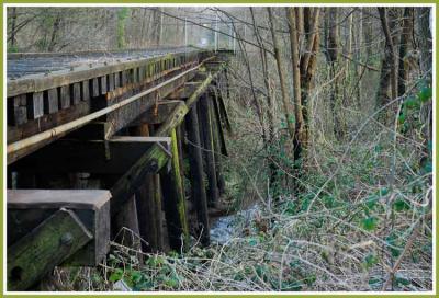 Trestle, no longer in use.