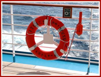For the forgetful, a reminder of the ships name.