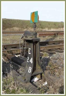 Manual switch stand.