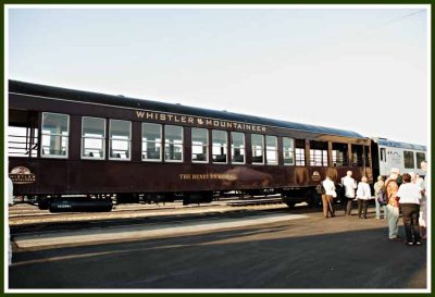 Restored open air observation coach.
