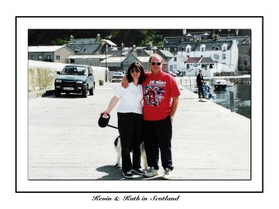 Kev & Kath on holiday in Scotland