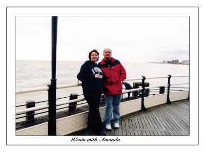 Kev with Amanda in Brighton