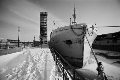 A cold day at the Old Port