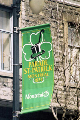St-Patrick Day in Montreal