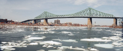 The Jacques-Cartier bridge