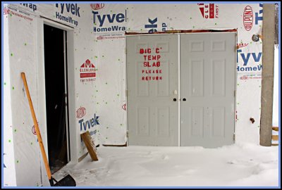 Tool Room Doors & Garage Entry
