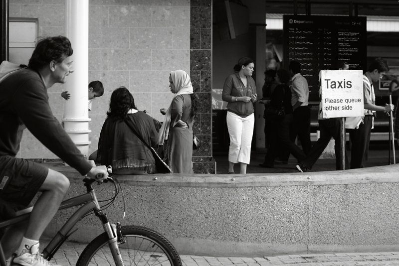 August 21  2008: <br> A Passing Cyclist