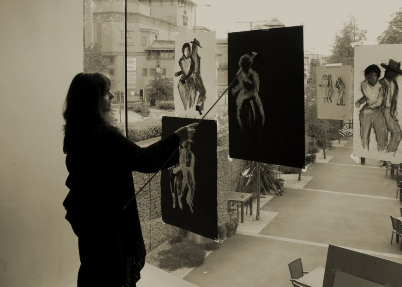 May 13 2010:<br> Painting the Dancers