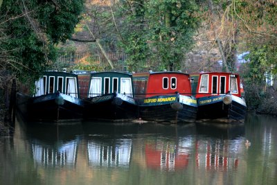 March 21 2010: Narrowboats at Rest