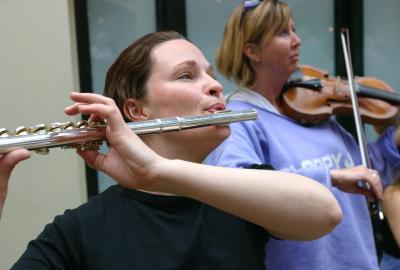 Charlotte Palmer on Flute