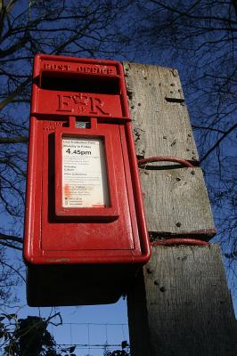 January 29 2006:  Village Post Box	