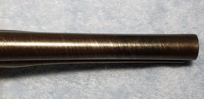 Wonderful Damascus Pattern and Swamped Barrel With No Front Sight