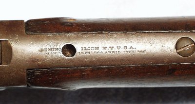 Remington Markings On  Upper Tang