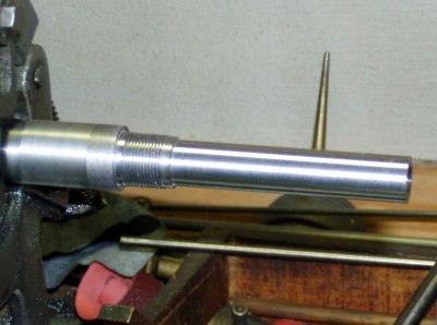 Contoured Barrel Breech With 13/16 by 20 Thread and 11/16 Shank