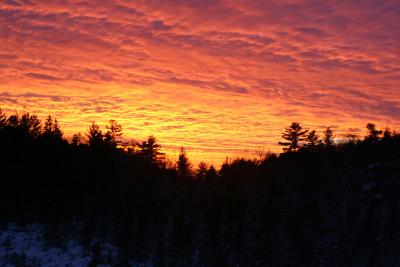 Woodruff Winter Sunset