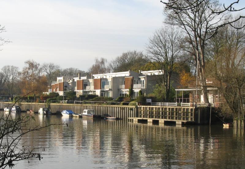 Houses on Eel Pie Island.