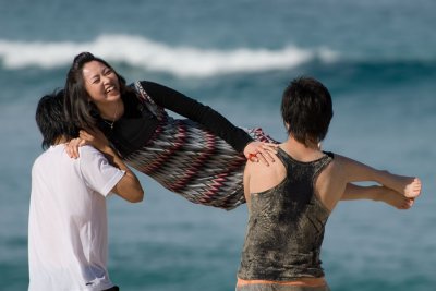 Fun at Bronte Beach