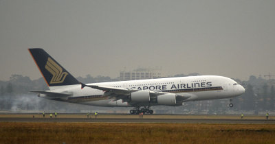 A380 Arriving in Sydney