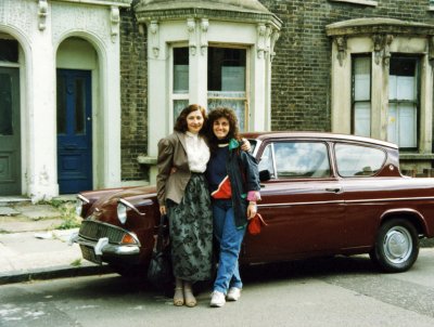 London, 1989, with Cheryl